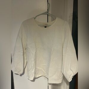 Universal Thread Cream Textured Blouse